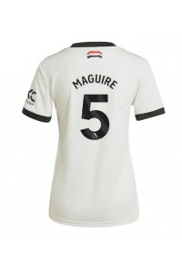 Manchester United Harry Maguire #5 Voetbaltruitje 3e tenue Dames 2024-25 Korte Mouw